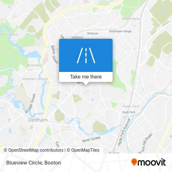 Blueview Circle map