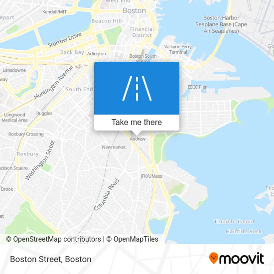 Boston Street map