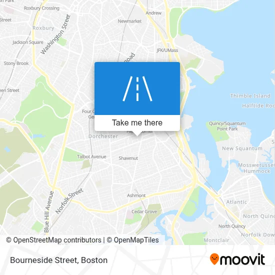 Bourneside Street map