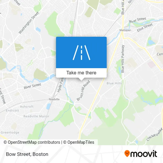 Bow Street map