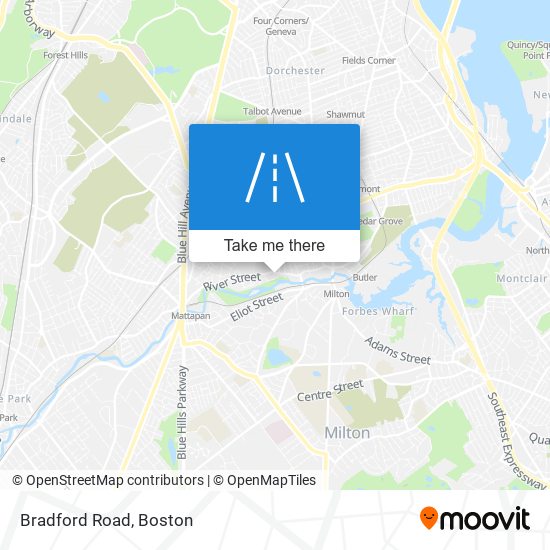 Bradford Road map