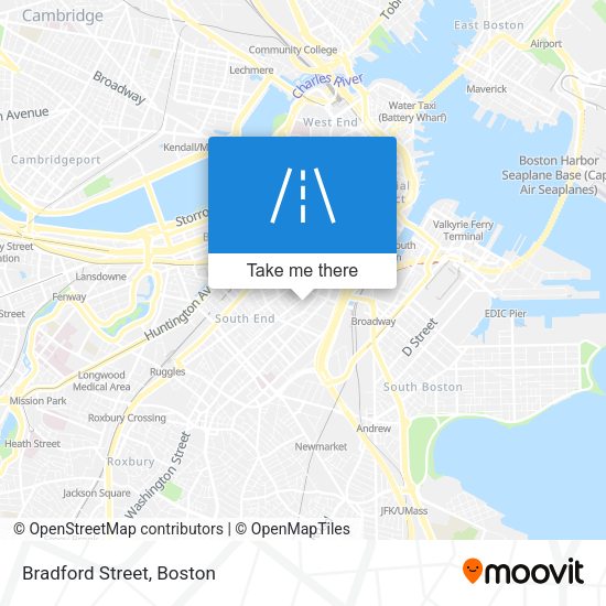 Mapa de Bradford Street