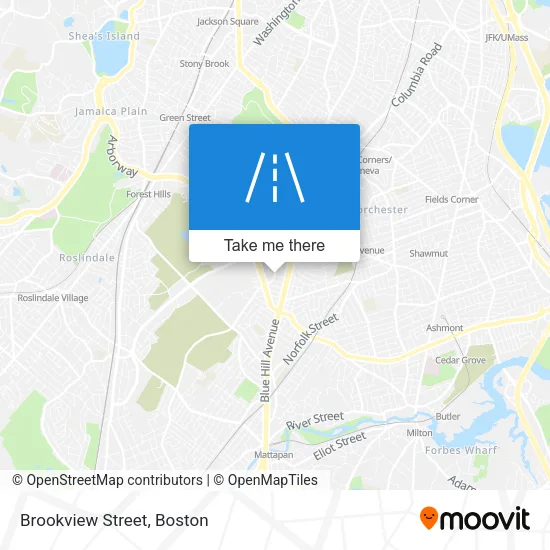 Brookview Street map