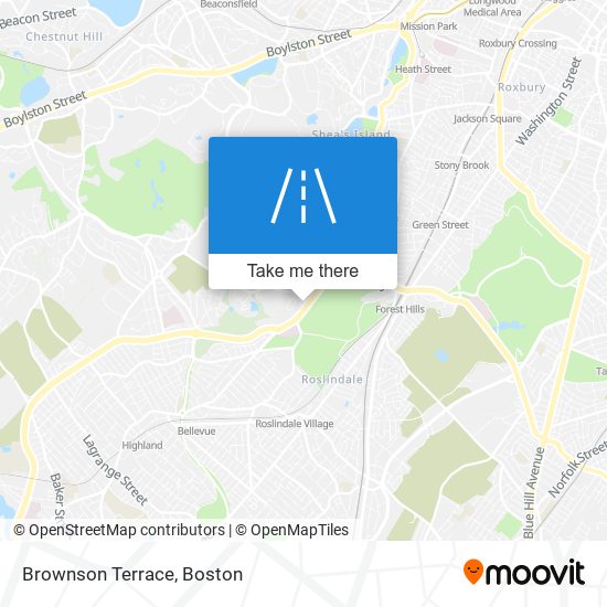 Brownson Terrace map