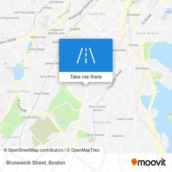 Brunswick Street map