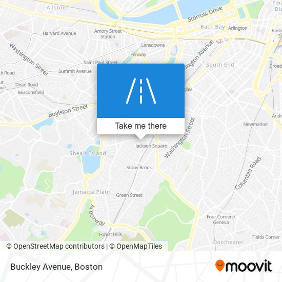 Mapa de Buckley Avenue