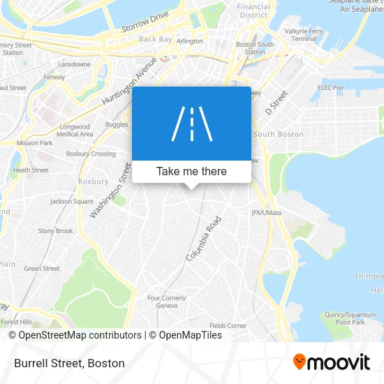 Burrell Street map