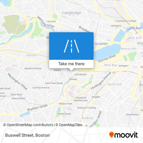 Buswell Street map