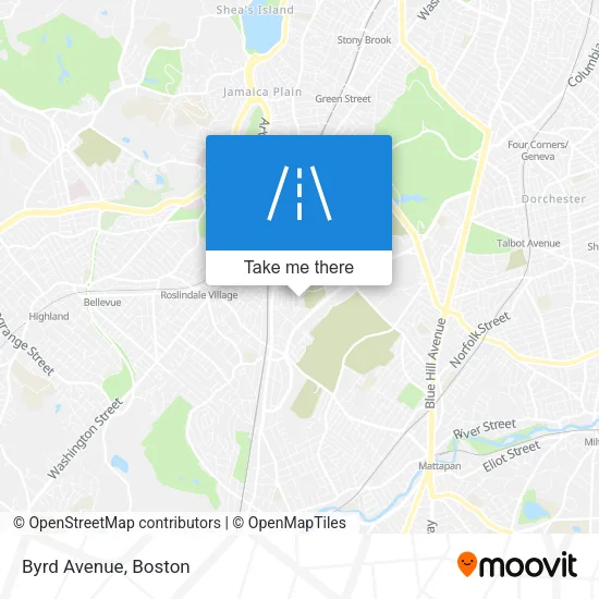 Byrd Avenue map
