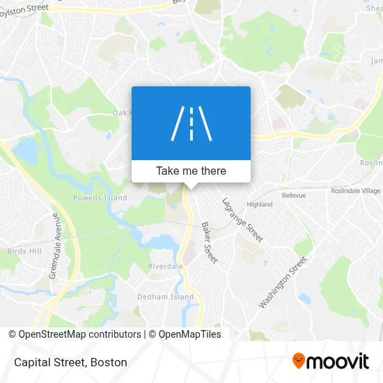 Capital Street map