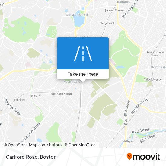 Carlford Road map