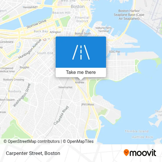 Carpenter Street map