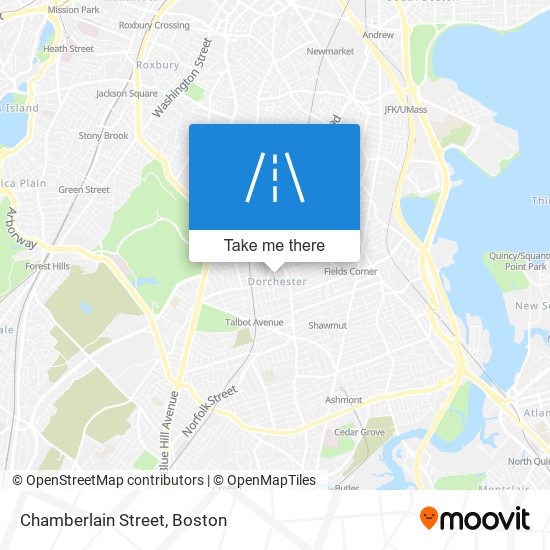 Chamberlain Street map