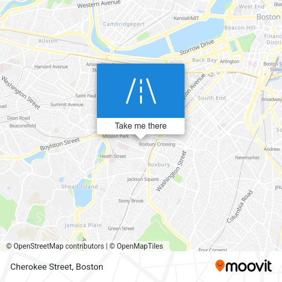 Mapa de Cherokee Street