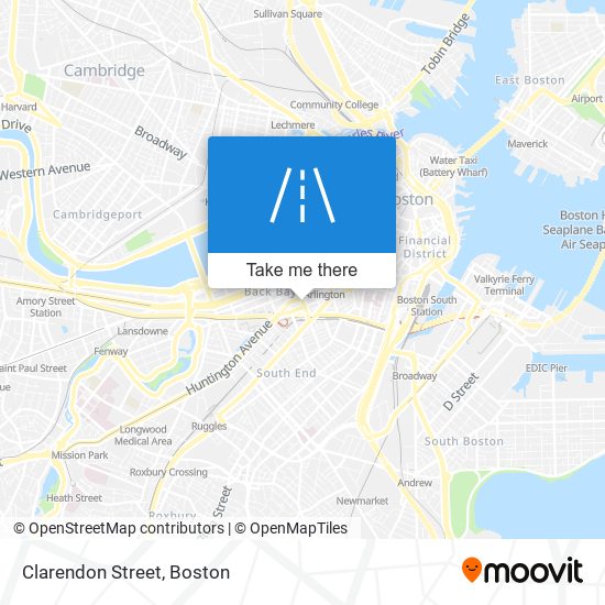 Clarendon Street map