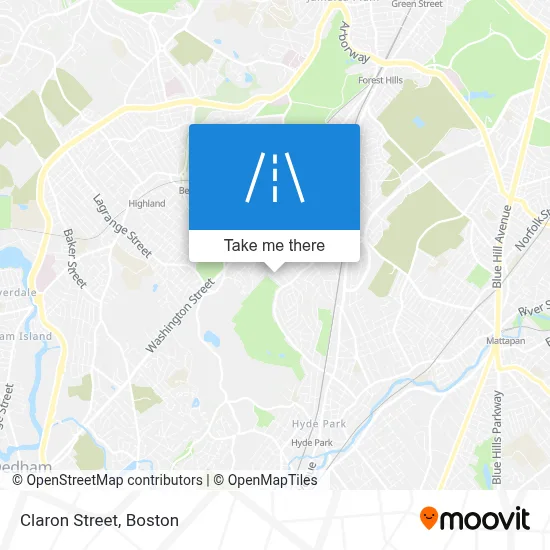 Claron Street map