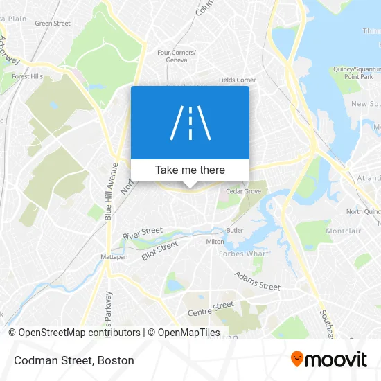 Codman Street map