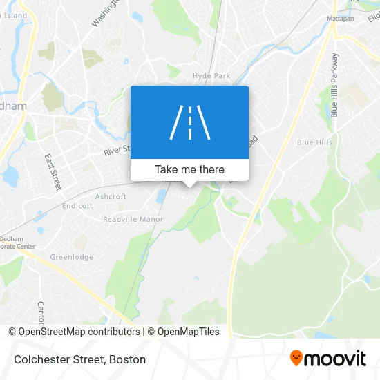 Colchester Street map