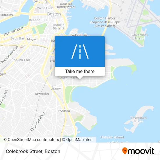 Colebrook Street map