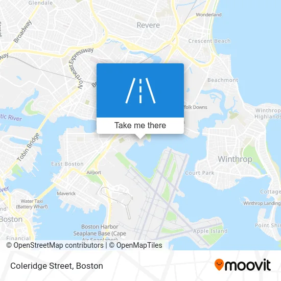 Coleridge Street map
