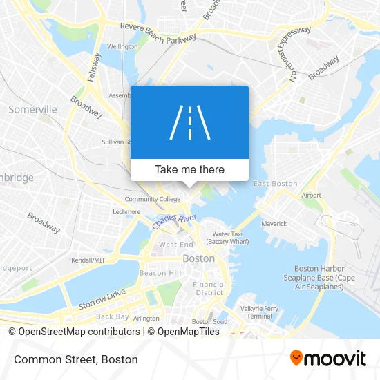 Common Street map
