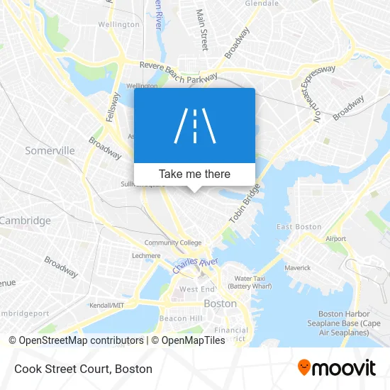 Cook Street Court map