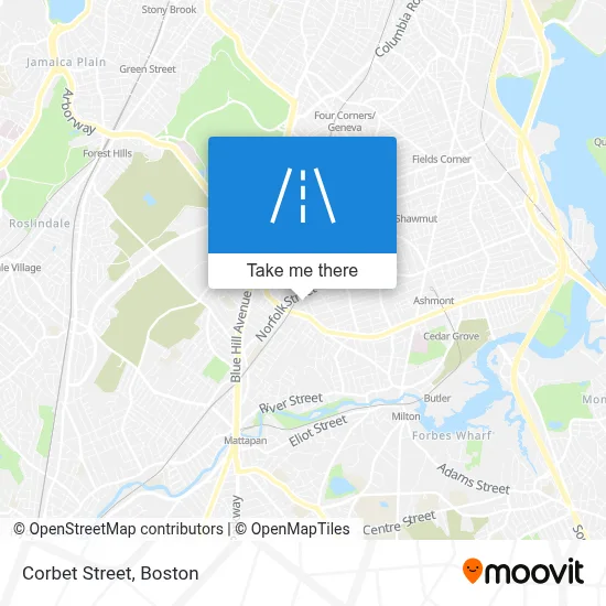 Corbet Street map