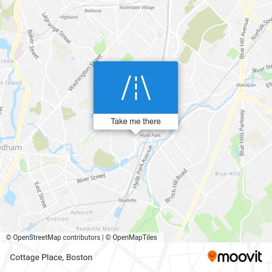Cottage Place map