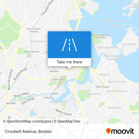 Crockett Avenue map