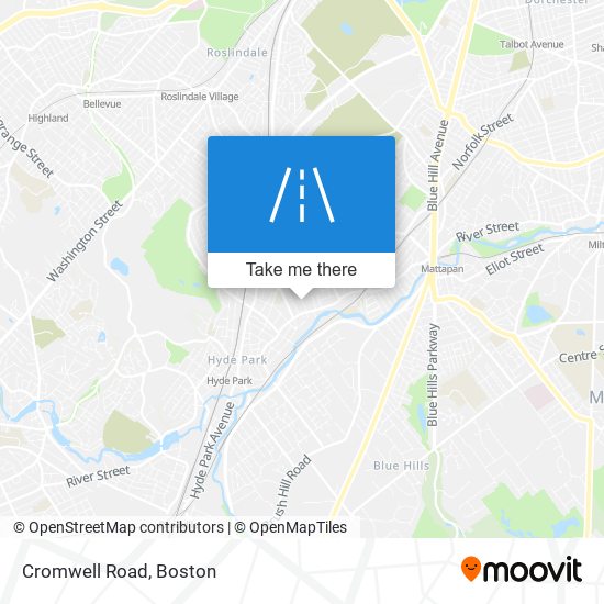 Mapa de Cromwell Road