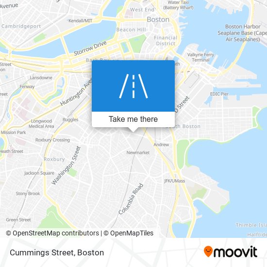 Cummings Street map