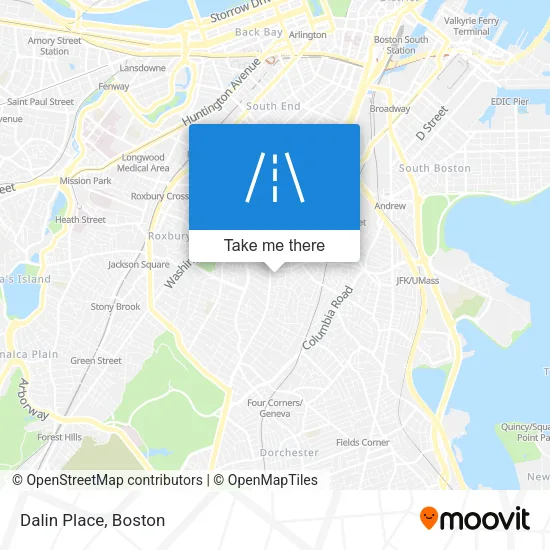 Dalin Place map
