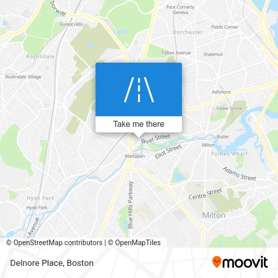 Delnore Place map
