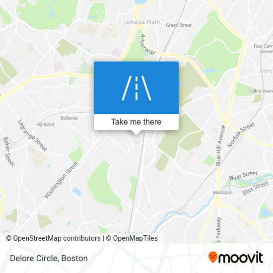Mapa de Delore Circle