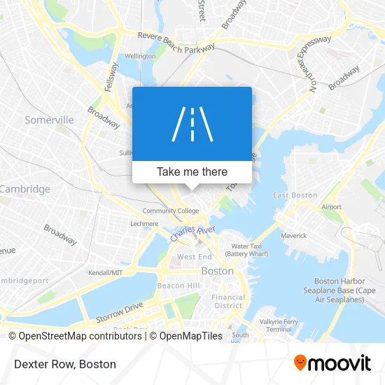 Dexter Row map