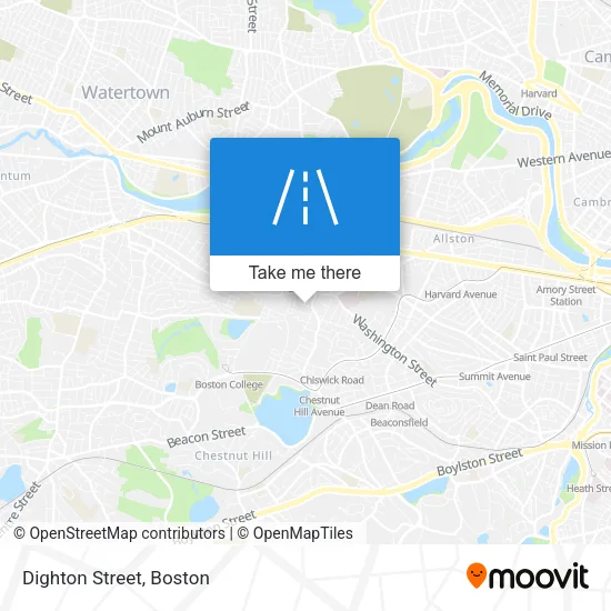 Dighton Street map