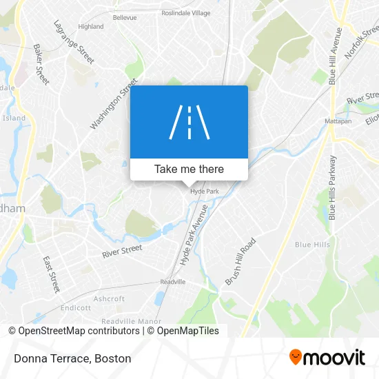 Donna Terrace map