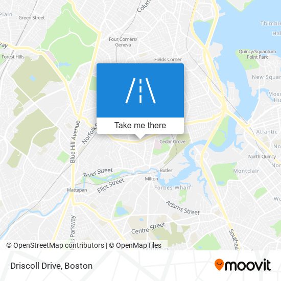 Driscoll Drive map