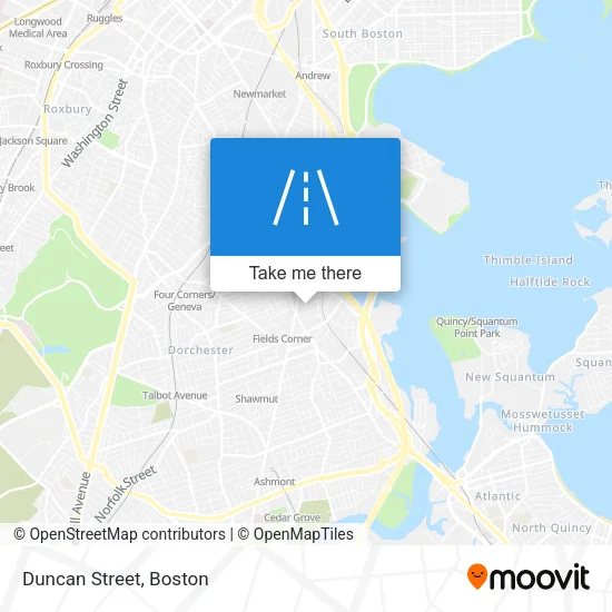 Duncan Street map