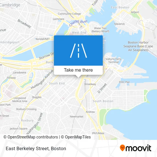 East Berkeley Street map