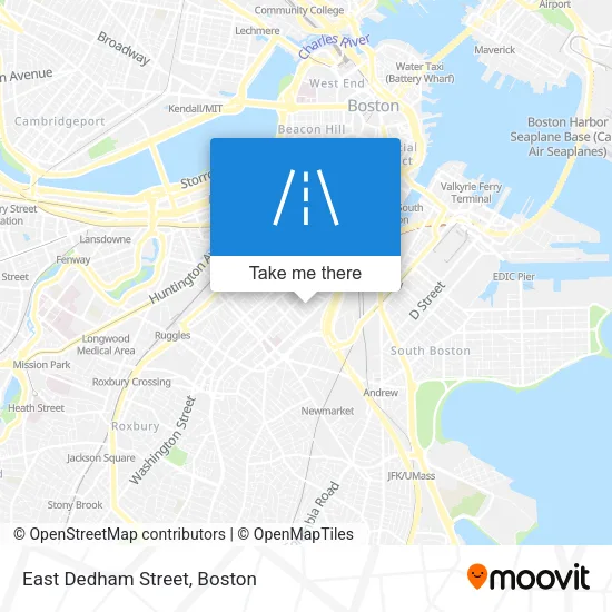 East Dedham Street map