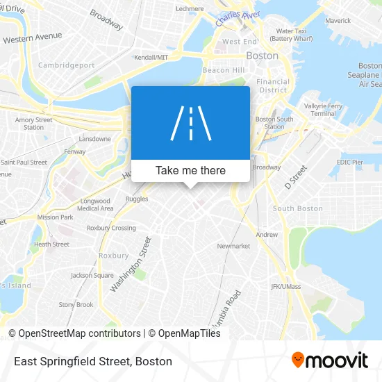 East Springfield Street map