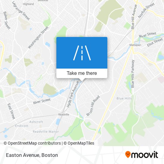 Easton Avenue map