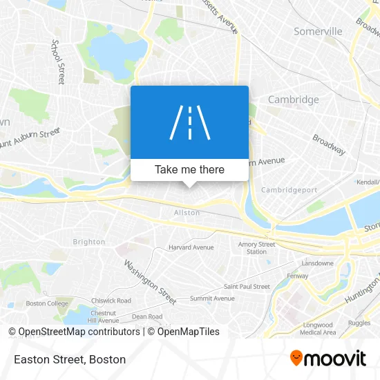 Mapa de Easton Street