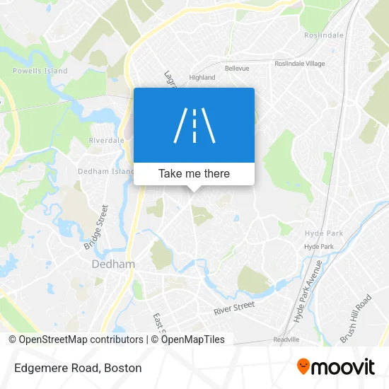 Edgemere Road map