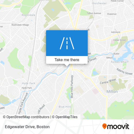 Mapa de Edgewater Drive