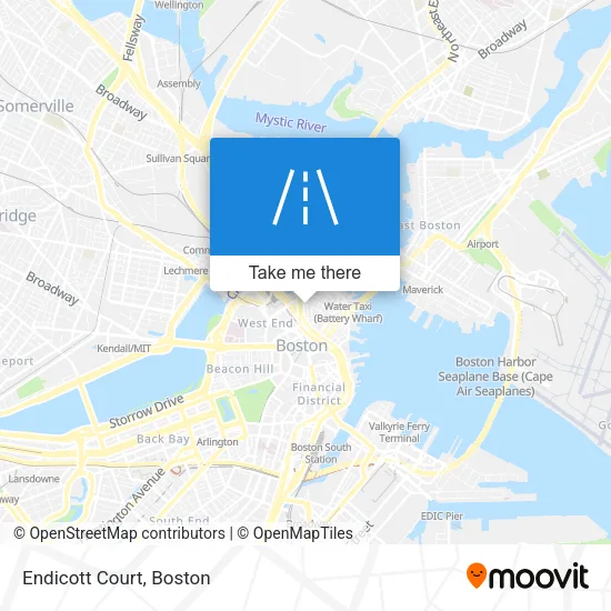 Endicott Court map