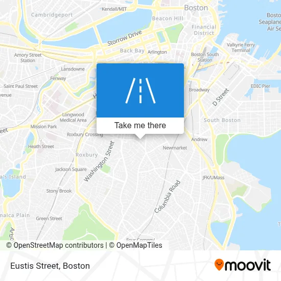 Eustis Street map