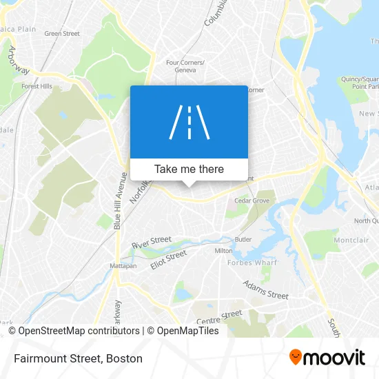 Fairmount Street map