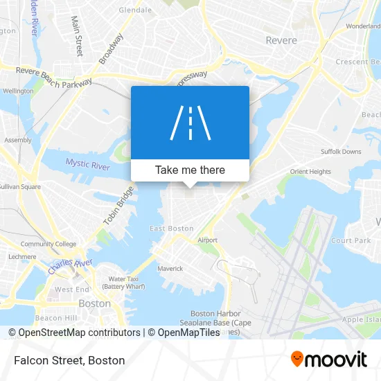 Falcon Street map